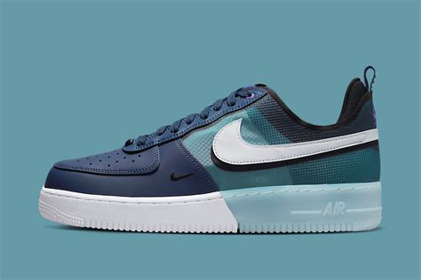 Teal & Midnight Navy Makeup The Nike Air Force 1 React 